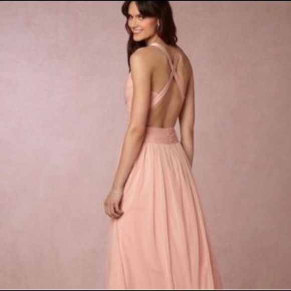 Blush BHDLN Bridesmaid Dress - Size 4 - Picture 3 of 7